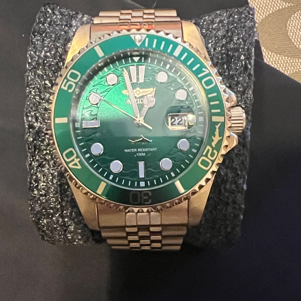 INVICTA PRO DIVER SERIES GREEN FACE TRINITE